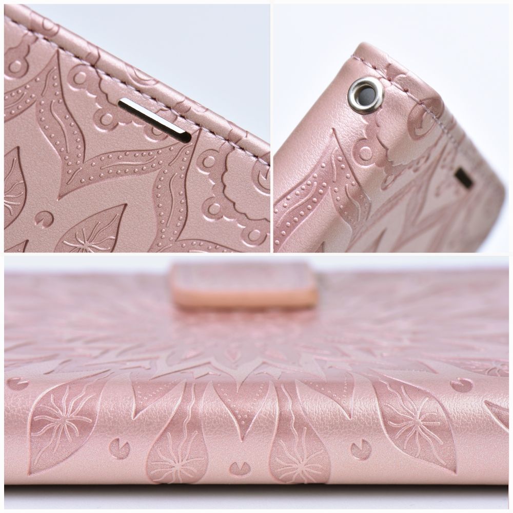 COQUE POUR IPHONE 16 PLUS HEYCASE MEZZO WALLET MANDALA ROSE GOLD