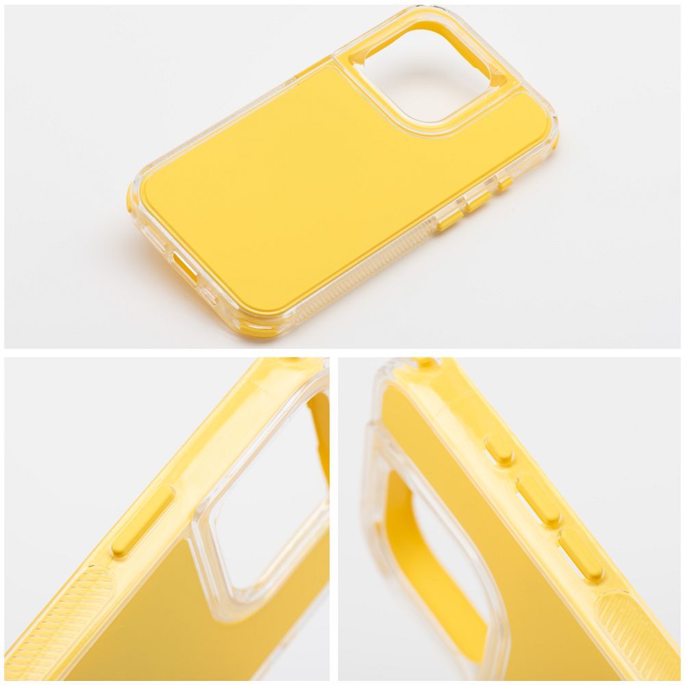 COQUE POUR IPHONE 16 PRO MAX HEYCASE RAINBOW JAUNE