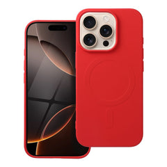 COQUE POUR IPHONE 16 PRO MAX HEYCASE SILICONE MAG MAGSAFE ROUGE