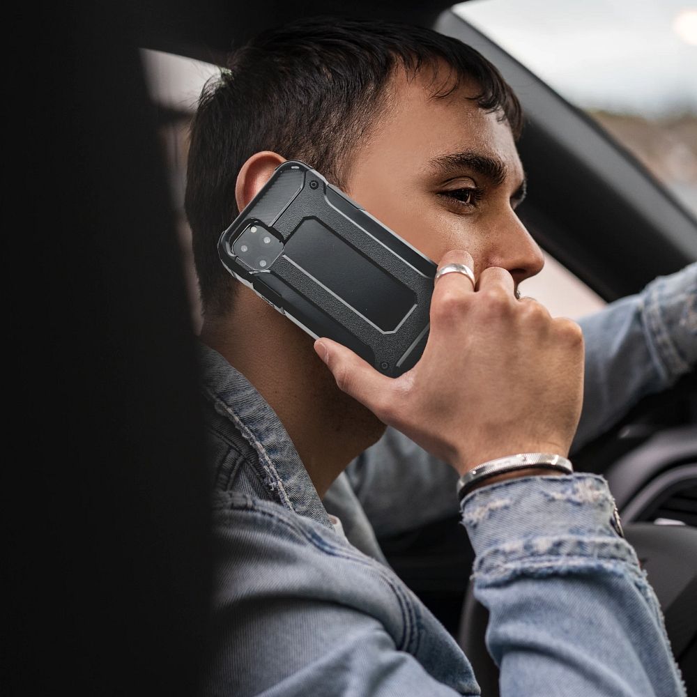 COQUE POUR IPHONE 16 PRO HEYCASE ARMOR DÉFENSE NOIRE