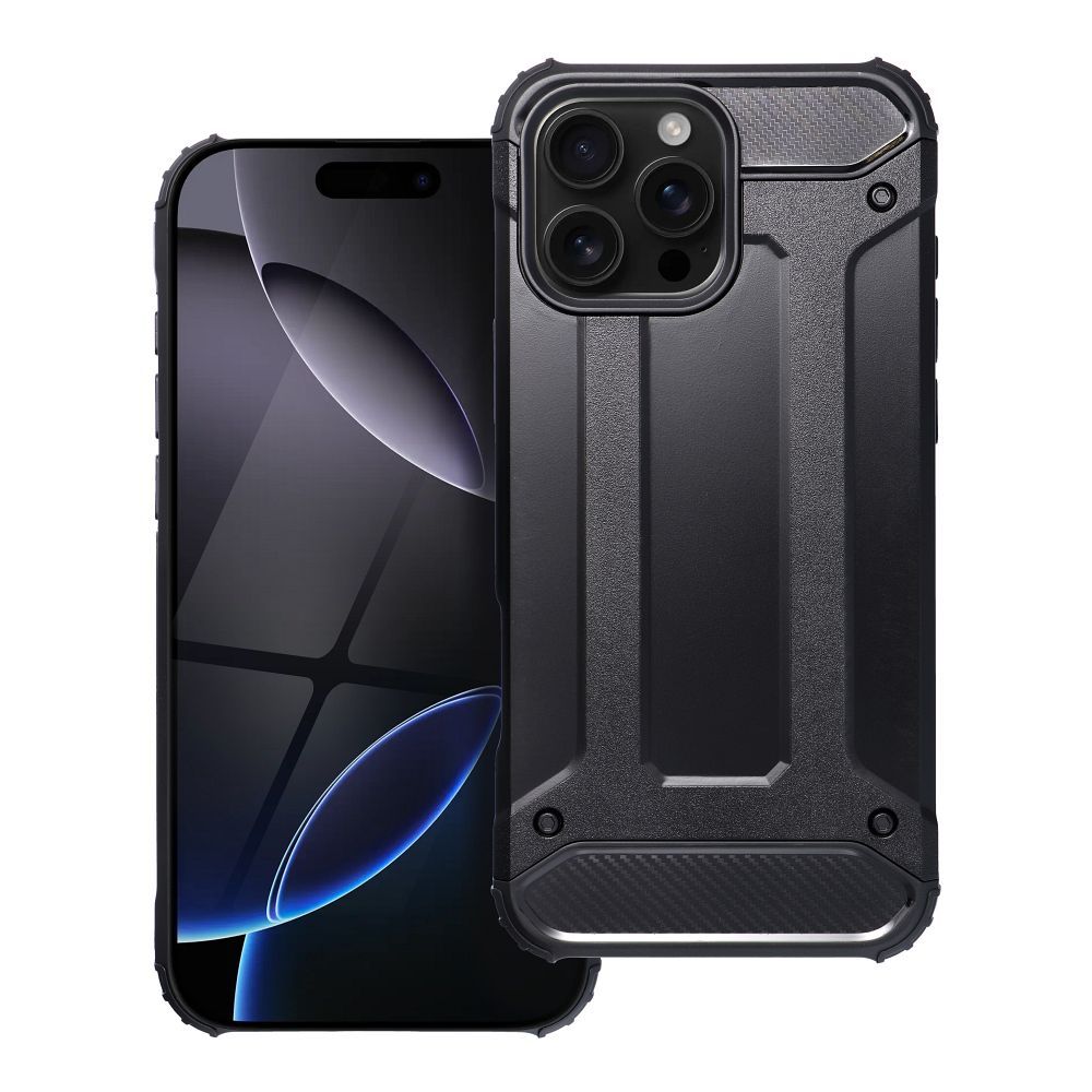 COQUE POUR IPHONE 16 PRO MAX HEYCASE ARMOR DEFENSE NOIRE