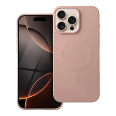 COQUE POUR IPHONE 16 PRO MAX HEYCASE SILICONE MAG MAGSAFE ROSE