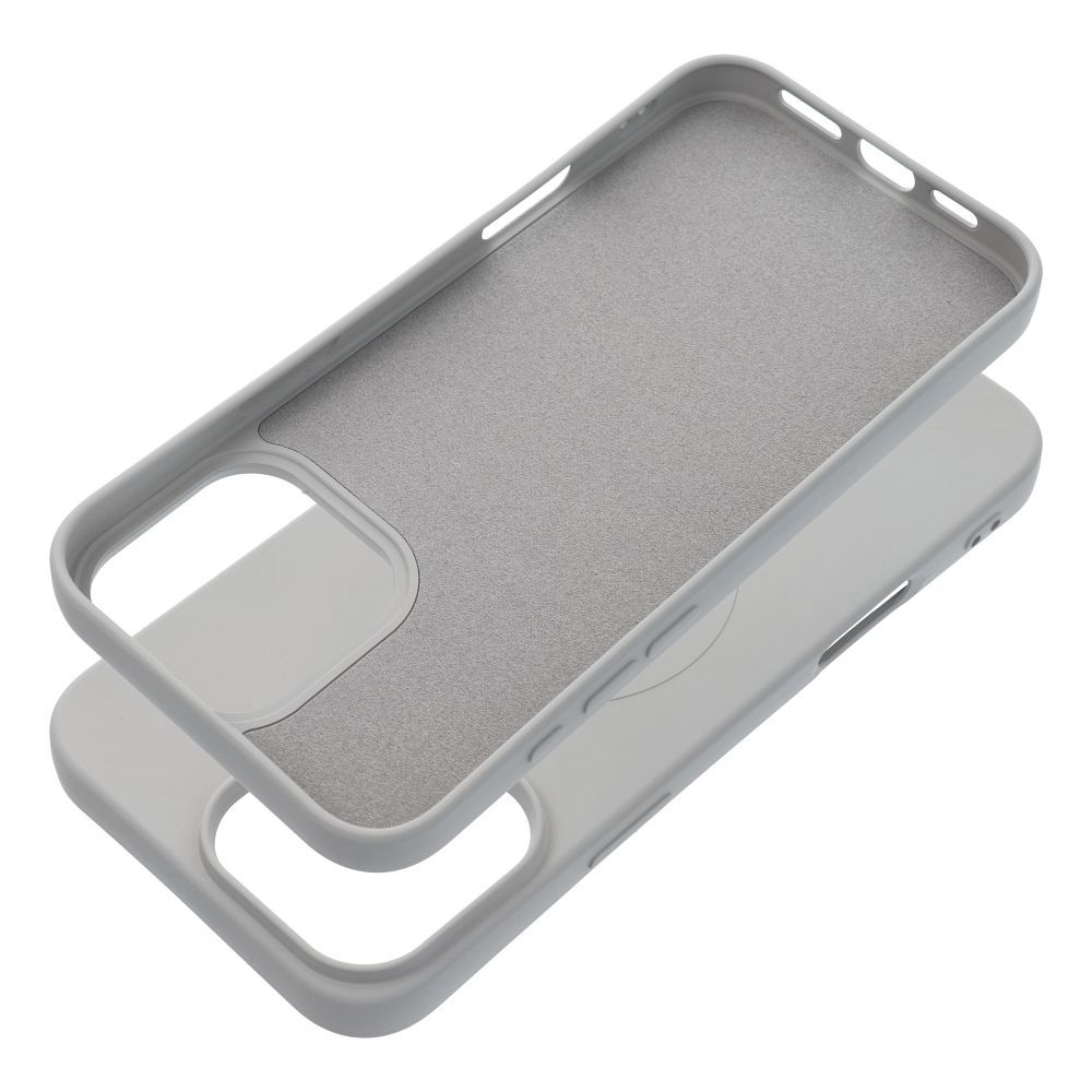 COQUE POUR IPHONE 16 PRO MAX HEYCASE SILICONE MAG MAGSAFE TITANE