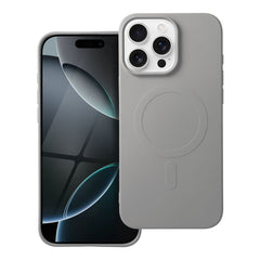 COQUE POUR IPHONE 16 PRO MAX HEYCASE SILICONE MAG MAGSAFE TITANE