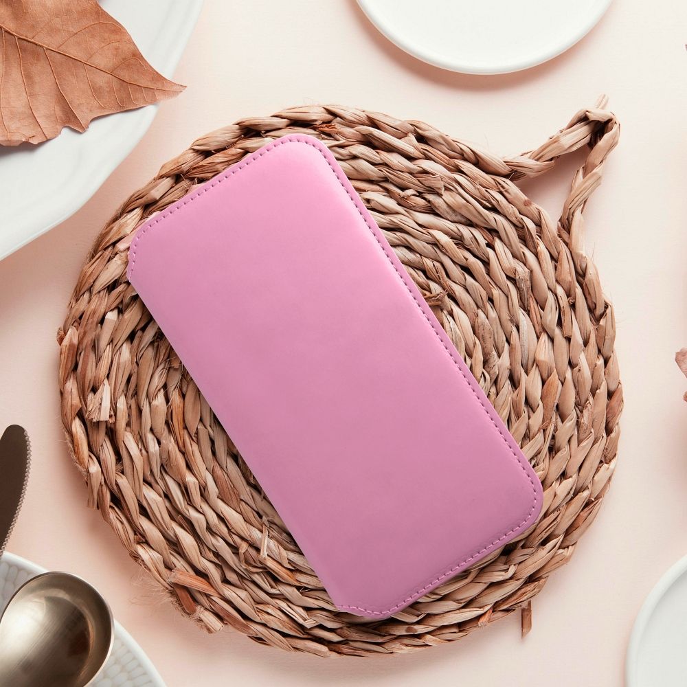 COQUE POUR IPHONE 16 PLUS HEYCASE PORTEFEUILLE LIVRE ROSE