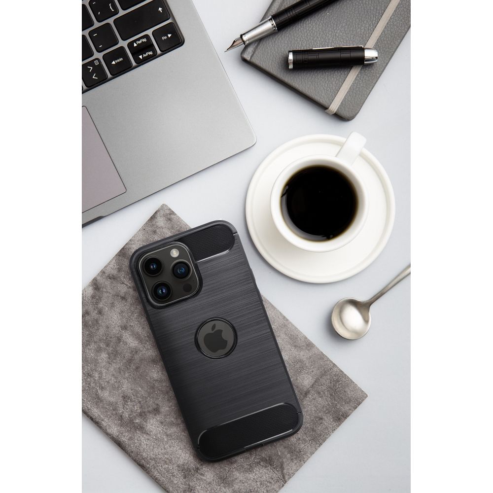 COQUE POUR IPHONE 7 / 8 HEYCASE CARBONE NOIR