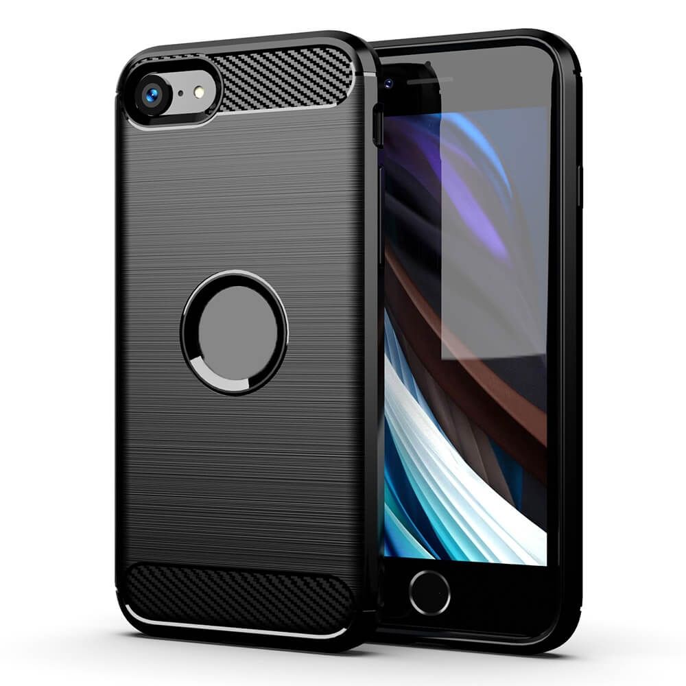 COQUE POUR IPHONE 7 / 8 HEYCASE CARBONE NOIR