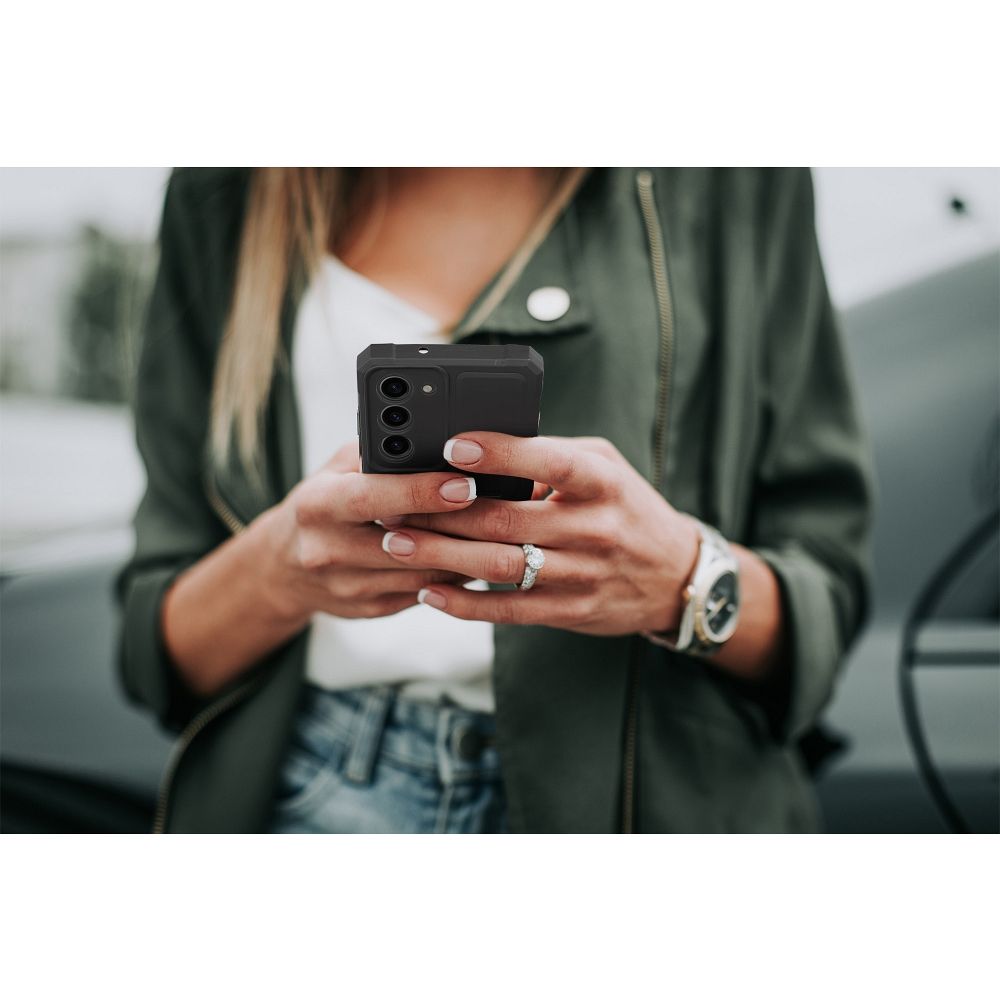 COQUE POUR MOTOROLA G53 HEYCASE HEAVY DEFENDER NOIRE