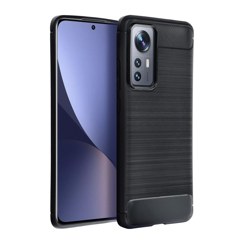 COUVERCLE POUR REALME C67 HEYCASE CARBONE NOIR