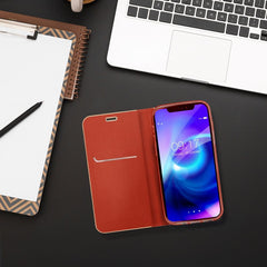 COQUE POUR SAMSUNG A16 5G HEYCASE LUNA WALLET ROUGE