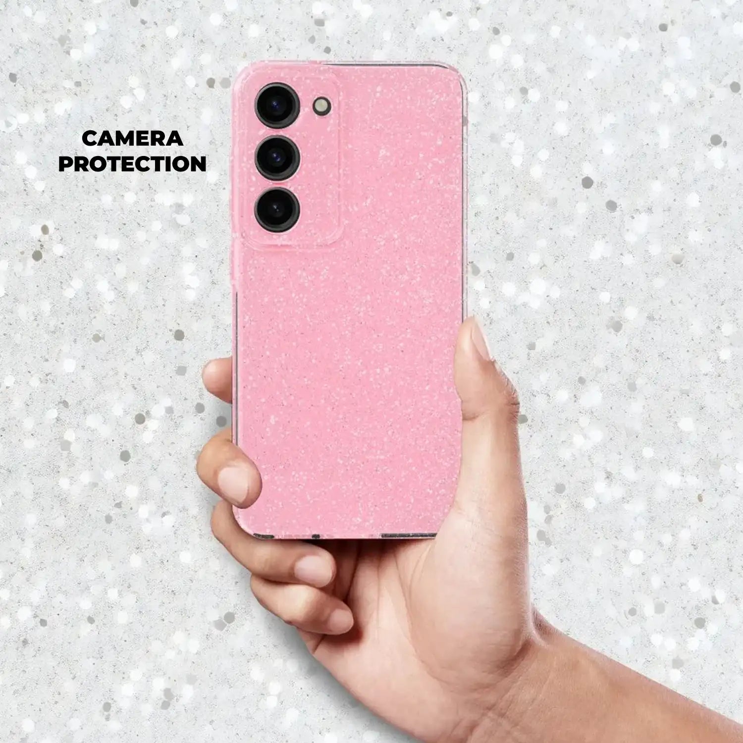 COUVERCLE POUR SAMSUNG A25 5G HEYCASE GLITTER ROSE