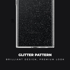 COUVERCLE POUR SAMSUNG A25 5G HEYCASE GLITTER TRANSPARENT