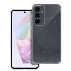 COQUE POUR SAMSUNG A35 5G HEYCASE GLITTER TRANSPARENT