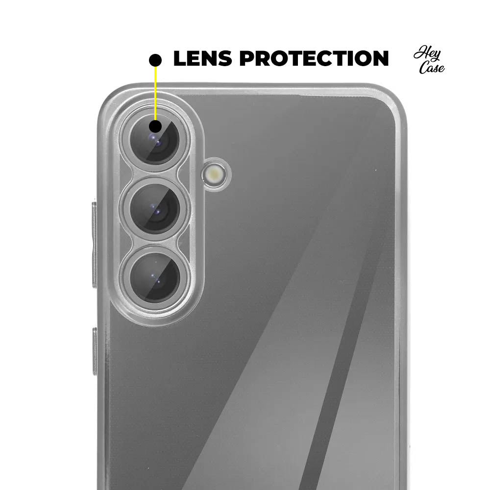 COUVERCLE POUR SAMSUNG GALAXY A15 5G / A15 4G HEYCASE GLAM ARGENT