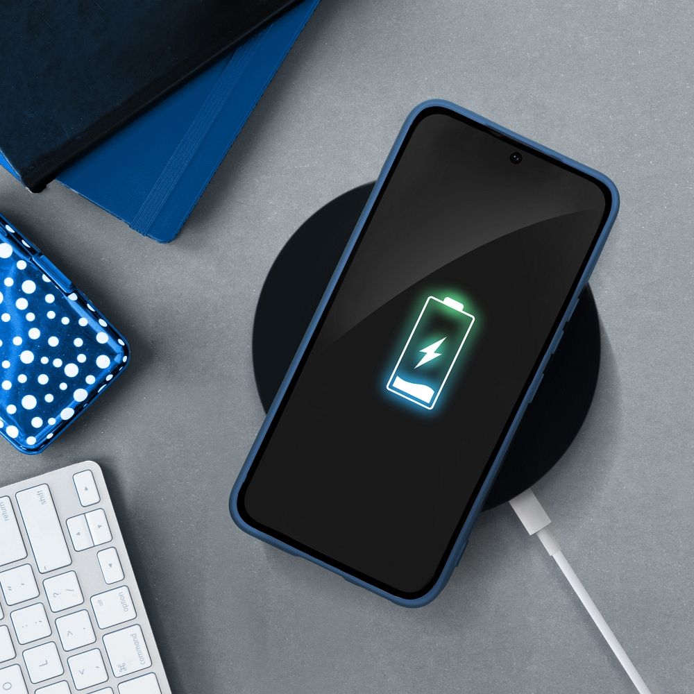 COUVERCLE POUR SAMSUNG GALAXY A15 5G / A15 4G HEYCASE ICON BLEU