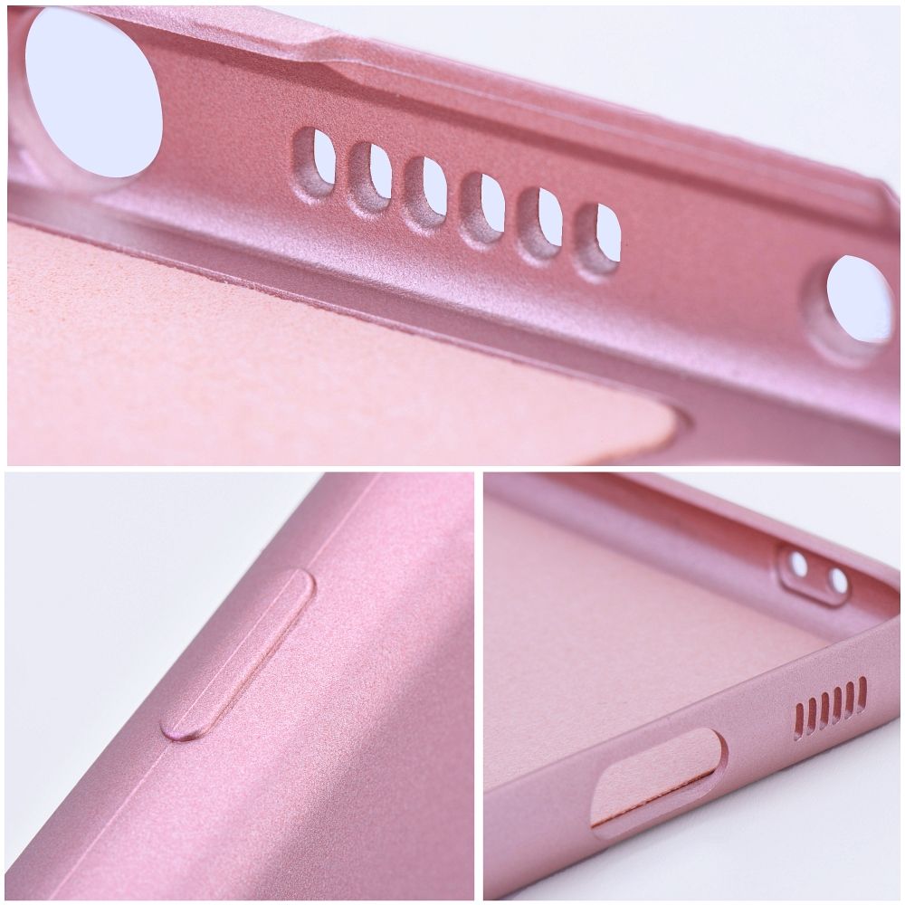 COQUE POUR SAMSUNG GALAXY A15 5G / A15 4G HEYCASE METALLIC DEFENDER ROSE