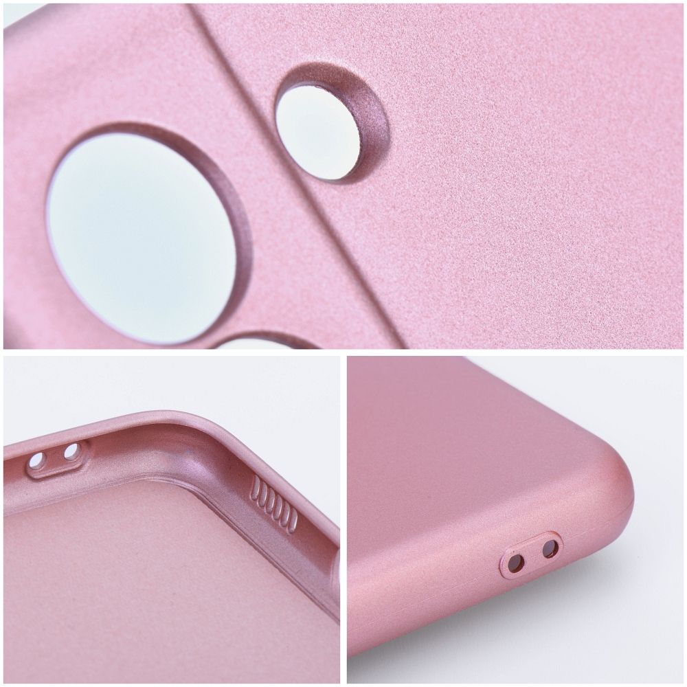 COQUE POUR SAMSUNG GALAXY A15 5G / A15 4G HEYCASE METALLIC DEFENDER ROSE