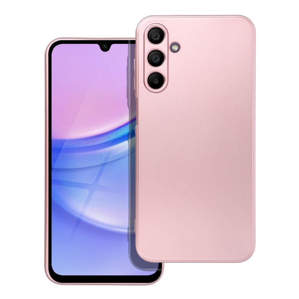 COQUE POUR SAMSUNG GALAXY A15 5G / A15 4G HEYCASE METALLIC DEFENDER ROSE