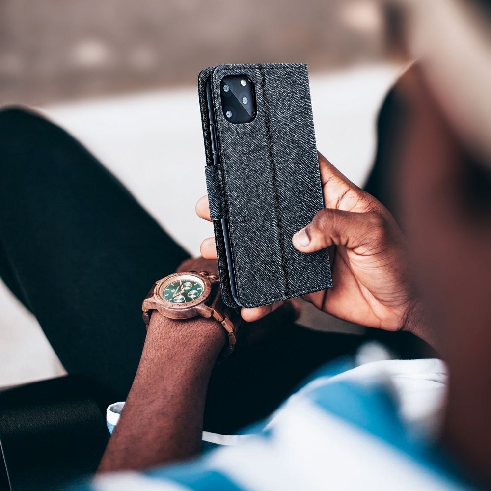 COQUE POUR SAMSUNG GALAXY A15 5G HEYCASE FANCY WALLET NOIRE