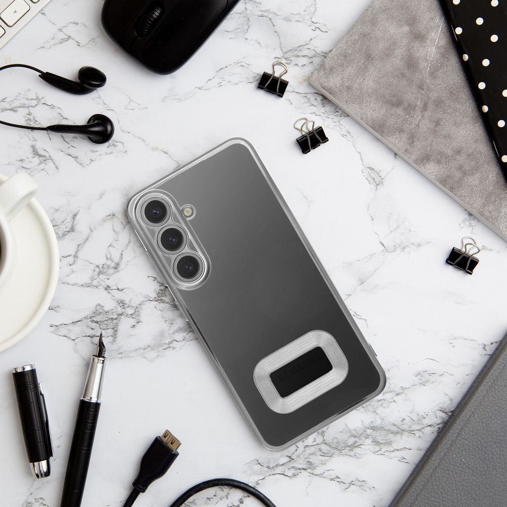 COQUE POUR SAMSUNG GALAXY A16 4G / 5G HEYCASE GLAM ARGENT
