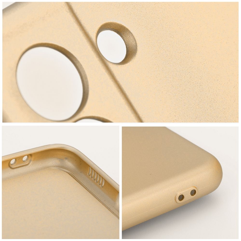 COQUE POUR SAMSUNG GALAXY A16 4G / 5G HEYCASE EN OR MÉTALLIQUE