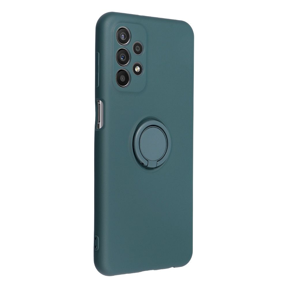 COQUE POUR SAMSUNG GALAXY A16 4G / 5G HEYCASE EN SILICONE AVEC ANNEAU VERT