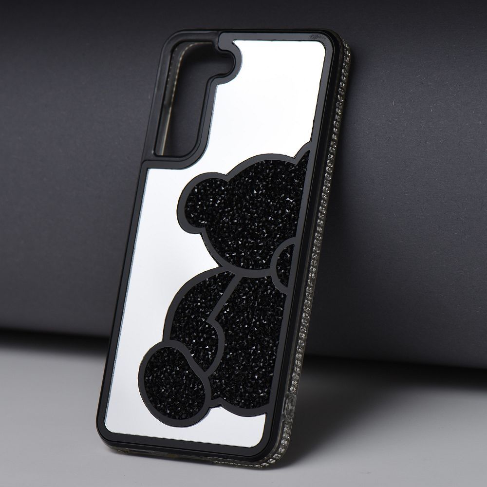 COQUE POUR SAMSUNG GALAXY A16 4G / 5G HEYCASE OURS EN PELUCHE NOIR