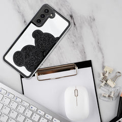 COQUE POUR SAMSUNG GALAXY A16 4G / 5G HEYCASE OURS EN PELUCHE NOIR