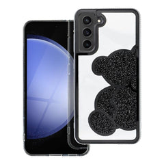 COQUE POUR SAMSUNG GALAXY A16 4G / 5G HEYCASE OURS EN PELUCHE NOIR