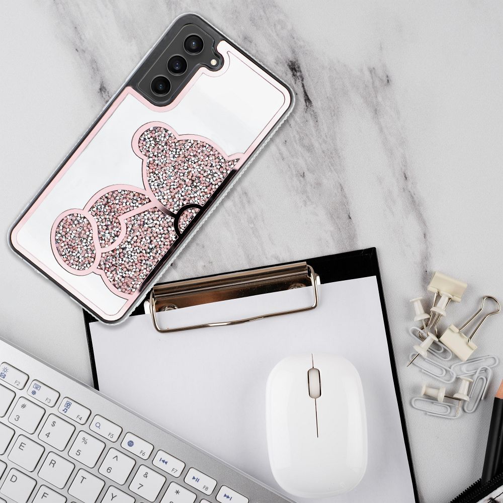 COQUE POUR SAMSUNG GALAXY A16 4G / 5G HEYCASE OURS EN PELUCHE OR