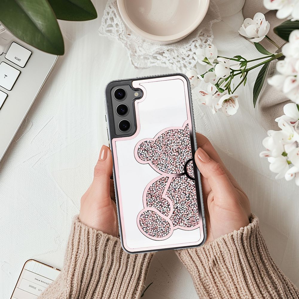 COQUE POUR SAMSUNG GALAXY A16 4G / 5G HEYCASE OURS EN PELUCHE OR