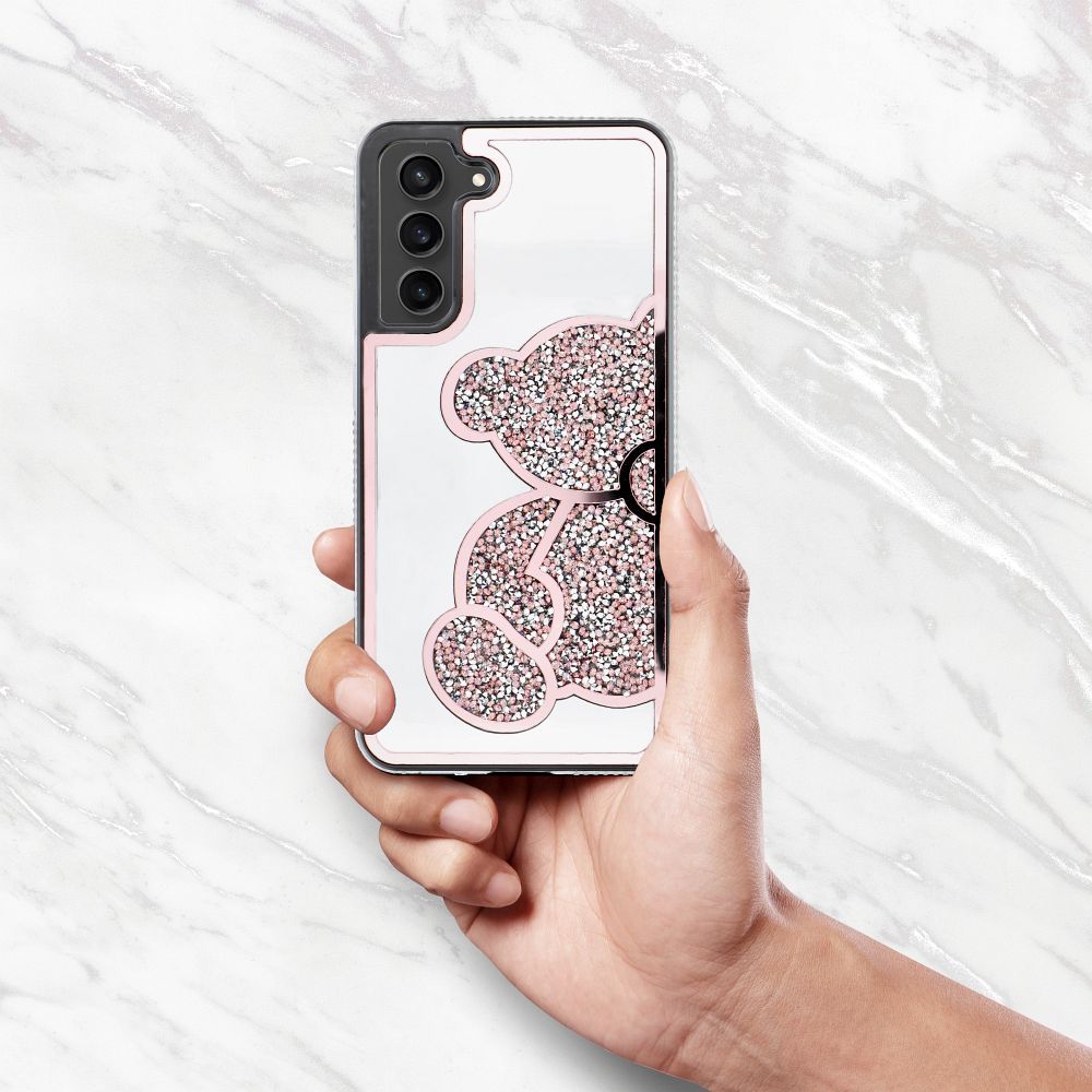 COQUE POUR SAMSUNG GALAXY A16 4G / 5G HEYCASE OURS EN PELUCHE OR