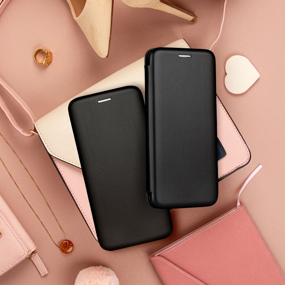 COQUE POUR SAMSUNG GALAXY A25 5G HEYCASE ÉLÉGANCE PORTEFEUILLE NOIR