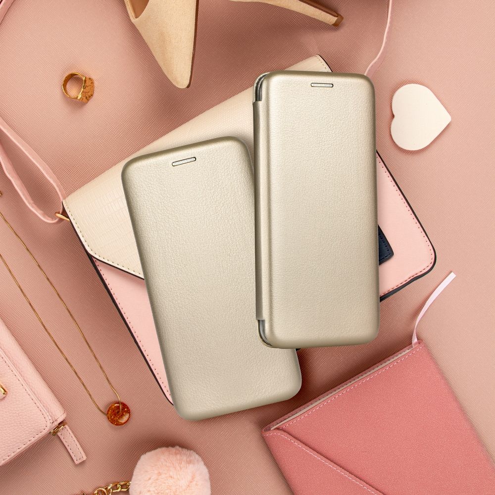 COUVERTURE POUR SAMSUNG GALAXY A25 5G HEYCASE ÉLÉGANCE PORTEFEUILLE OR