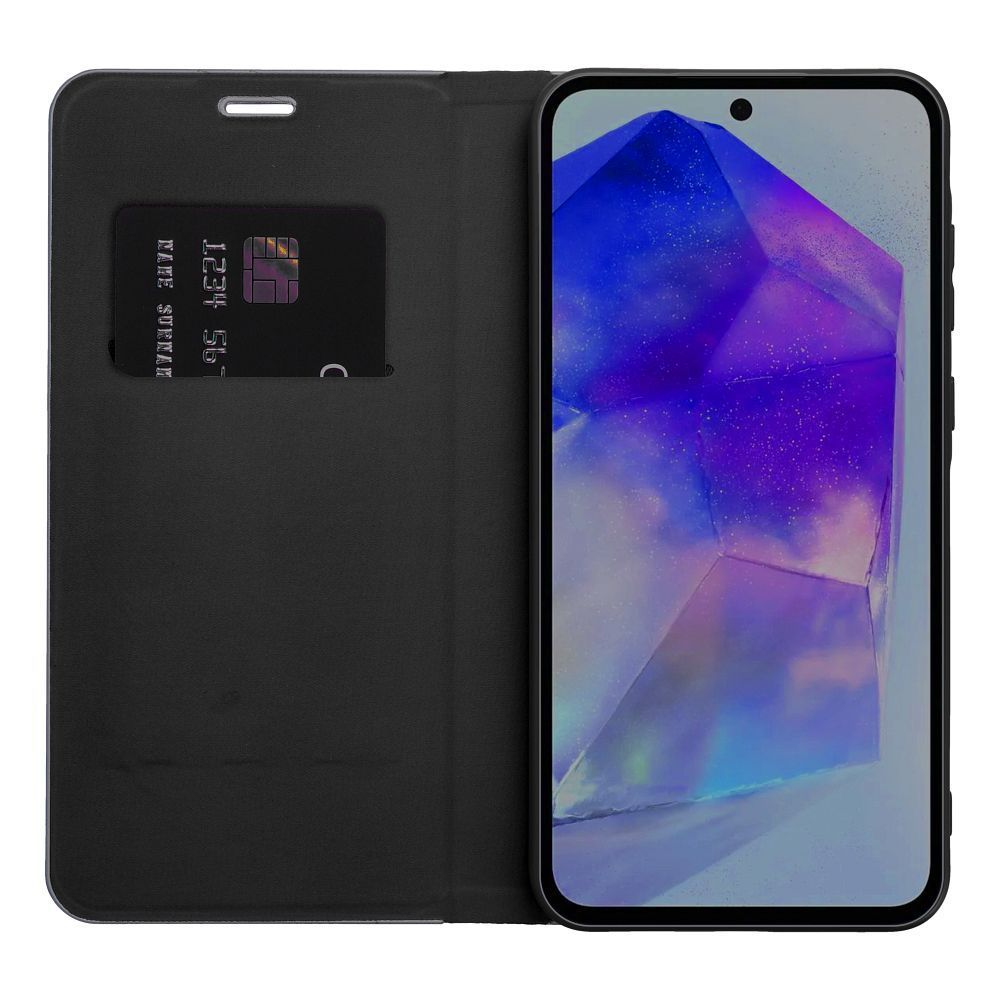 COQUE POUR SAMSUNG GALAXY A25 5G HEYCASE LUNA WALLET NOIRE