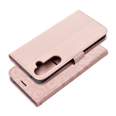 COUVERTURE POUR SAMSUNG GALAXY A55 5G HEYCASE MAGNETIQUE PORTEFEUILLE MANDALA ROSE OR