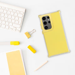 COUVERCLE POUR SAMSUNG GALAXY A55 5G HEYCASE ARC-EN-CIEL JAUNE