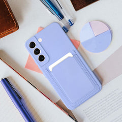 COUVERCLE POUR SAMSUNG GALAXY S24 FE HEYCASE CARTE VIOLETTE