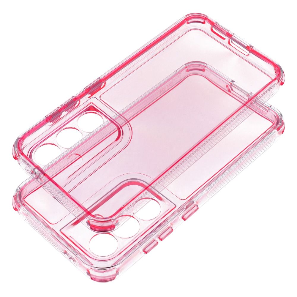 COUVERCLE POUR SAMSUNG GALAXY S24 FE HEYCASE MATRIX TRANSPARENT / ROSE