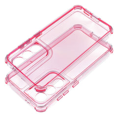COUVERCLE POUR SAMSUNG GALAXY S24 FE HEYCASE MATRIX TRANSPARENT / ROSE