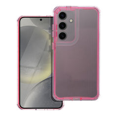 COUVERCLE POUR SAMSUNG GALAXY S24 FE HEYCASE MATRIX TRANSPARENT / ROSE