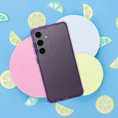 COUVERCLE POUR SAMSUNG GALAXY S24 FE HEYCASE MATRIX LIGHT VIOLET