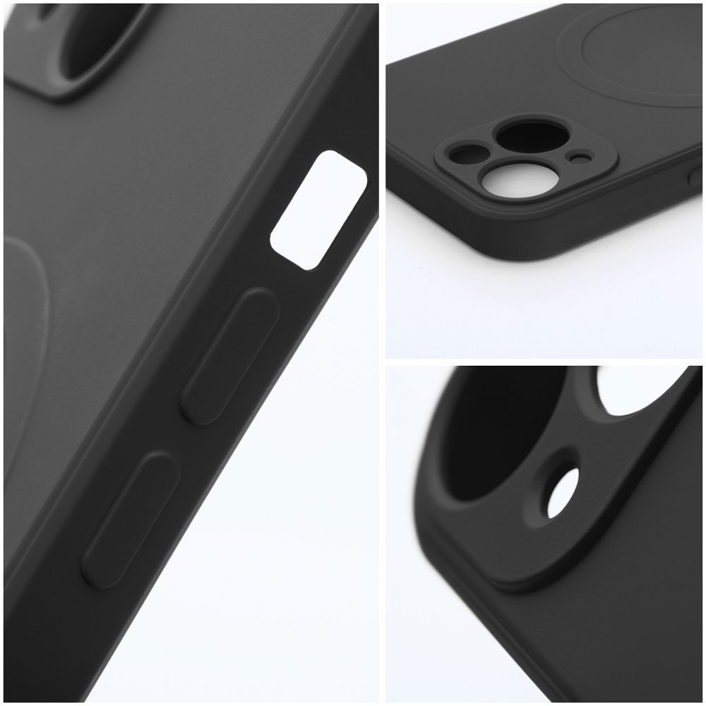 COUVERCLE POUR SAMSUNG GALAXY S24 FE HEYCASE SILICONE MAG MAGSAFE NOIR