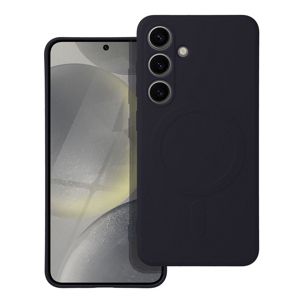 COUVERCLE POUR SAMSUNG GALAXY S24 FE HEYCASE SILICONE MAG MAGSAFE NOIR