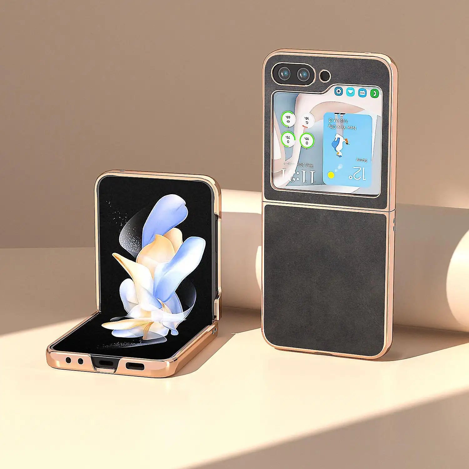 COQUE POUR SAMSUNG GALAXY Z FLIP 5 5G HEYCASE VOUGE NOIR