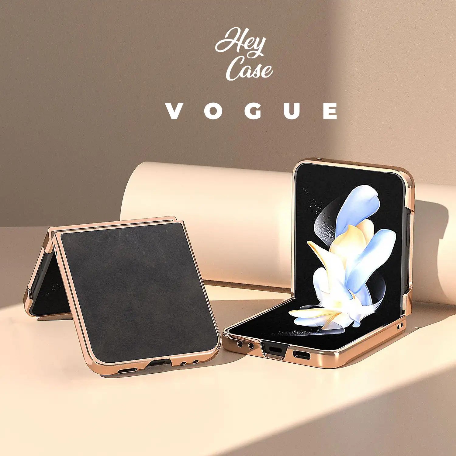 COQUE POUR SAMSUNG GALAXY Z FLIP 5 5G HEYCASE VOUGE NOIR
