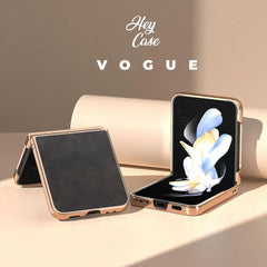 COQUE POUR SAMSUNG GALAXY Z FLIP 5 5G HEYCASE VOUGE NOIR