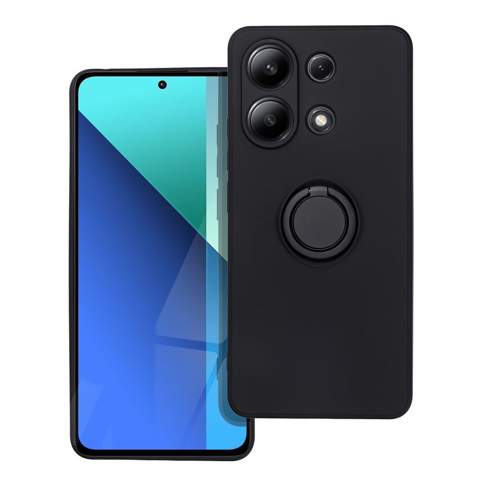 COQUE POUR XIAOMI REDMI NOTE 13 4G HEYCASE ICON RING NOIRE