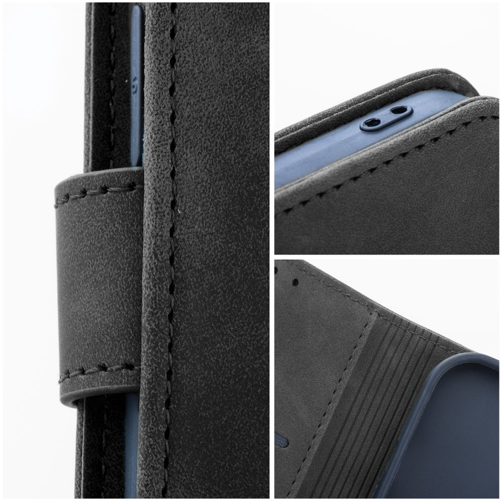 COUVERTURE POUR XIAOMI REDMI NOTE 13 PRO 4G / POCO M6 PRO 4G HEYCASE TENDER WALLET NOIRE