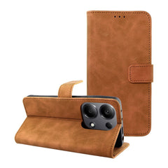 COUVERTURE POUR XIAOMI REDMI NOTE 13 PRO 4G / POCO M6 PRO 4G HEYCASE TENDER WALLET MARRON